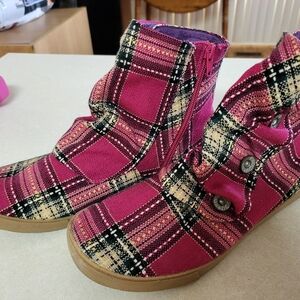 Blowfish Pink and Black Boots